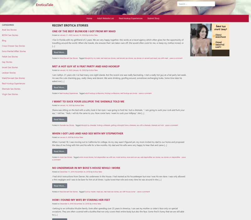 Eroticatale review - SEX STORIES SITES